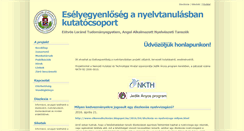 Desktop Screenshot of esely.elte.hu
