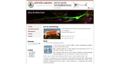 Desktop Screenshot of physiology.elte.hu