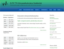 Tablet Screenshot of kornytud.elte.hu