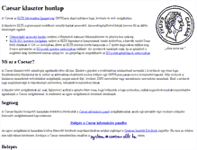 Tablet Screenshot of caesar.elte.hu