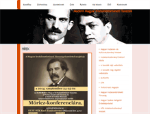 Tablet Screenshot of modern.elte.hu