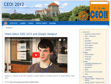 Tablet Screenshot of ceoi2012.elte.hu