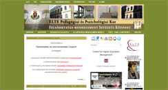 Desktop Screenshot of fmik.elte.hu