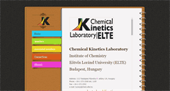 Desktop Screenshot of garfield.chem.elte.hu