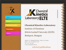 Tablet Screenshot of garfield.chem.elte.hu