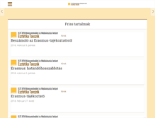 Tablet Screenshot of esztetika.elte.hu
