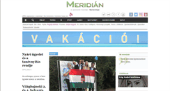 Desktop Screenshot of meridian.apaczai.elte.hu