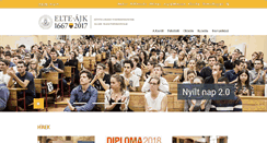 Desktop Screenshot of ajk.elte.hu