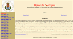 Desktop Screenshot of opuscula.elte.hu