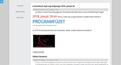 Desktop Screenshot of nyiltnap.ttk.elte.hu