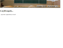 Tablet Screenshot of nyiltnapok.apaczai.elte.hu