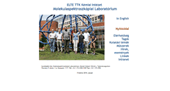 Desktop Screenshot of msl.chem.elte.hu