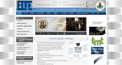 Desktop Screenshot of konyvtartudomany.elte.hu