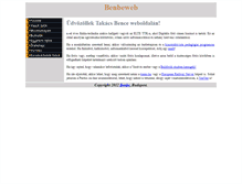 Tablet Screenshot of benbe.web.elte.hu