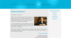 Desktop Screenshot of kommunikacio21.elte.hu