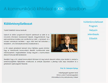 Tablet Screenshot of kommunikacio21.elte.hu