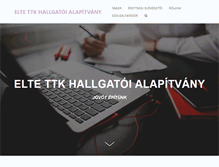 Tablet Screenshot of portal.elte.hu