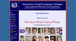 Desktop Screenshot of delp.elte.hu