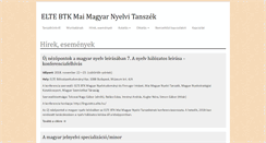 Desktop Screenshot of linguistics.elte.hu