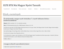 Tablet Screenshot of linguistics.elte.hu