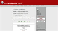 Desktop Screenshot of frantan.elte.hu