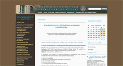 Desktop Screenshot of metodika.btk.elte.hu