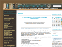 Tablet Screenshot of metodika.btk.elte.hu